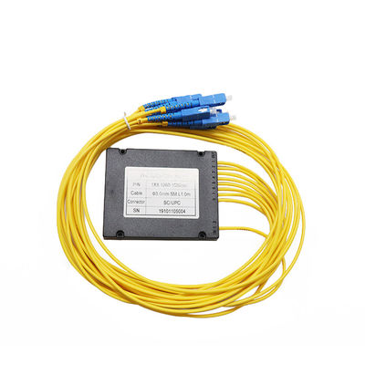 Divisor do Plc da fibra ótica dos conectores 1260nm do Sc Upc