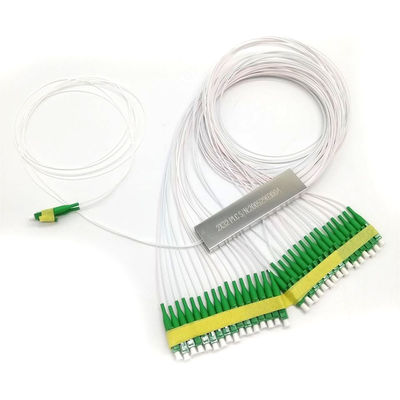 Divisor do PLC da fibra do PVC 2×32 1meter FTTH do conector G657a de Lc/Apc