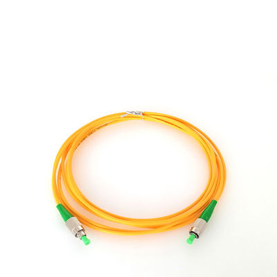 Cabo de remendo simples da fibra ótica do conector do PVC G652D Fc/Apc