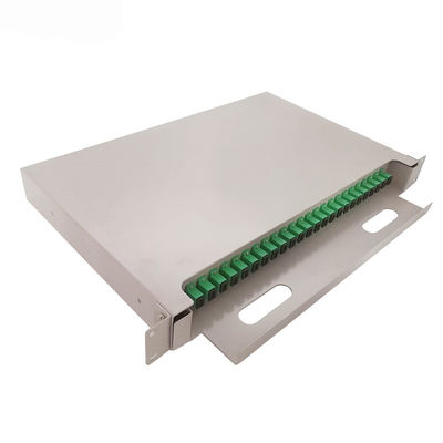 24 caixas de remendo óticas da fibra da caixa terminal do conector dos núcleos SC/APC