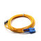 Sc Upc do PVC G652D ao cabo de remendo da fibra ótica do conector de Fc Upc