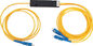 Sc amarelo do PDL do OEM o baixo fundiu o divisor da fibra para telecomunicações