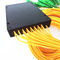 Caixa do divisor da fibra ótica do conector do PVC G657A1 2.0mm SC/APC da caixa do ABS