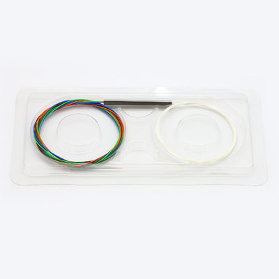 divisor de embalagem do PLC da fibra ótica da caixa 1mtr plástica de 1x2 0.9mm