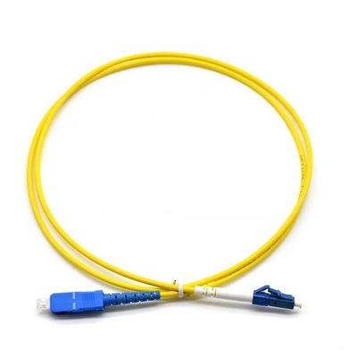 Sc simples Singlemode Upc do cabo de remendo da fibra ótica a Lc Upc