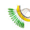 12 modo do Sc Apc 1M Fiber Optic Pigtail do pacote da cor único