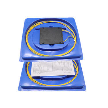 Acoplador amarelo da fibra ótica FBT da caixa 55dB 1490nm do ABS