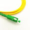 Sc/Apc ao cabo de remendo da fibra ótica da manutenção programada do PVC 3.0mm de Sc/Apc G652D