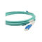 Modo de cabo de remendo da fibra ótica de CATV LC UPC G652D único
